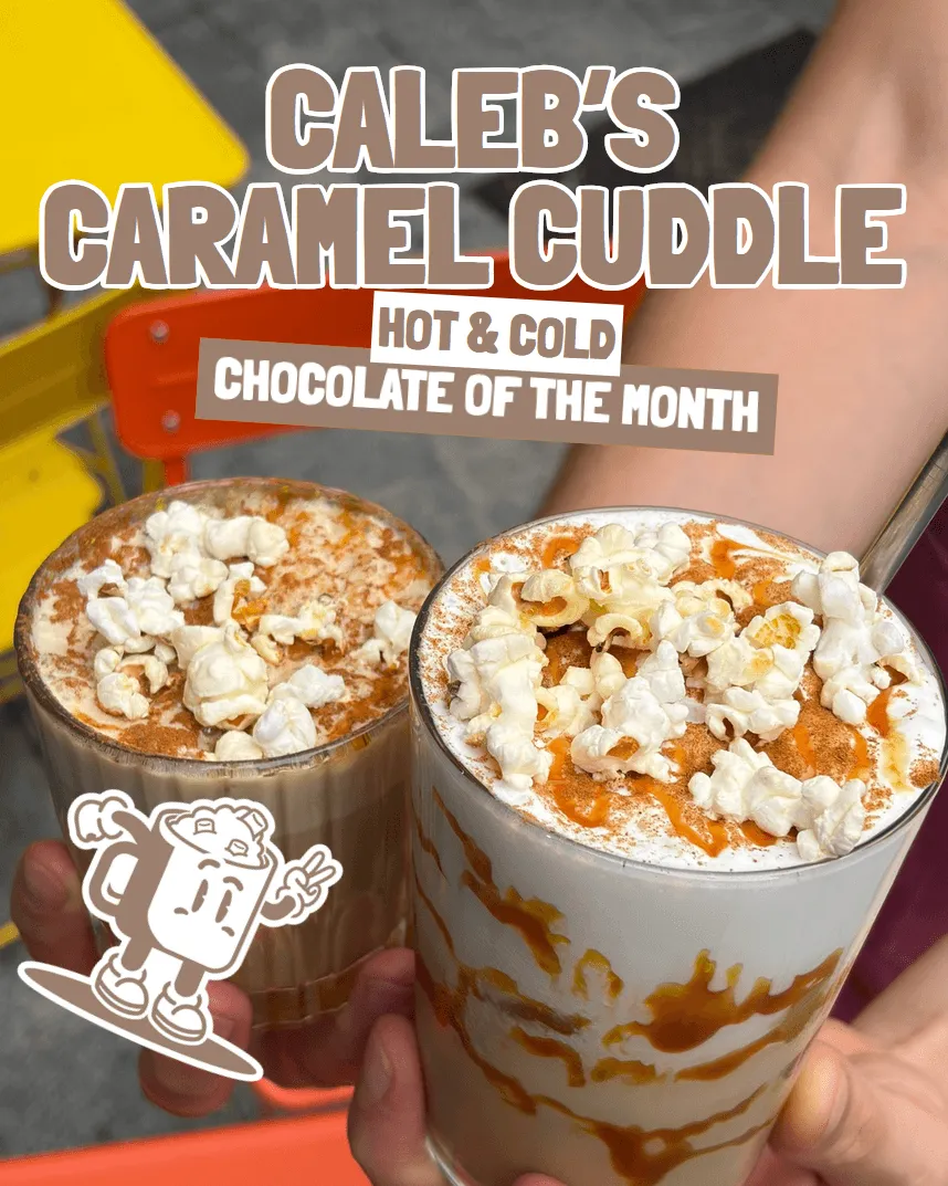 Caleb's Caramel Cuddle — boisson du mois chez The Unusual Bruxelles
