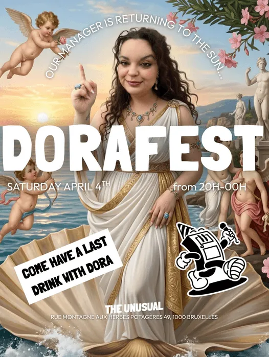DoraFest — a last drink with Dora at The Unusual