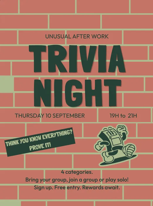 Trivia Night at The Unusual Brussels
